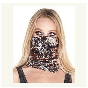 I heart raves sequin mask